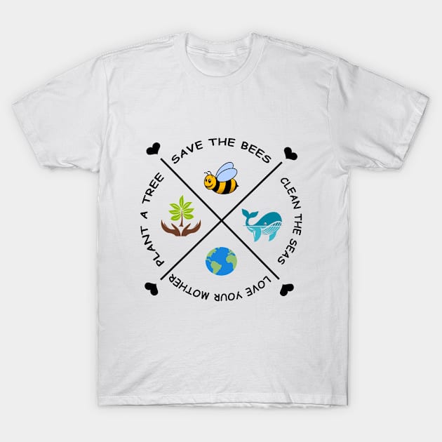 earth day T-Shirt by DESIGNSDREAM